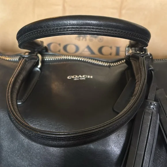 COACH LEGACY MOLLY 21132 East/West Leather Satchel Handbag Crossbody - Picture 5 of 11